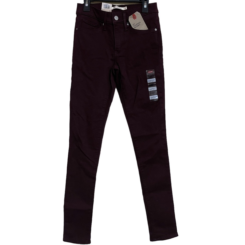 Levi’s 311 Shaping Skinny Jeans - Wine Color - Size 0